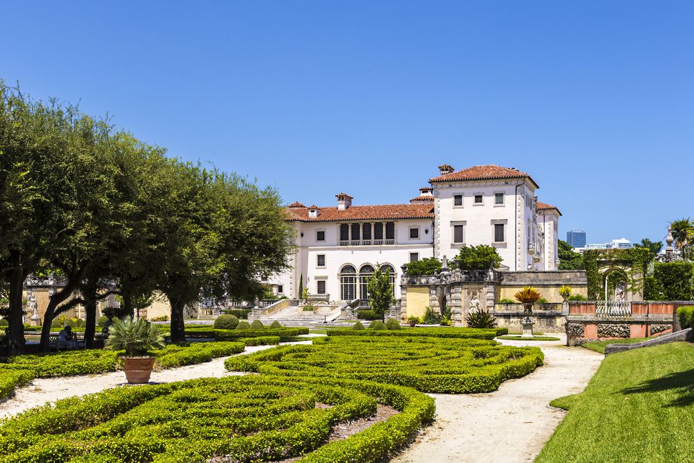 Scenic view of Vizcaya Museum & Gardens