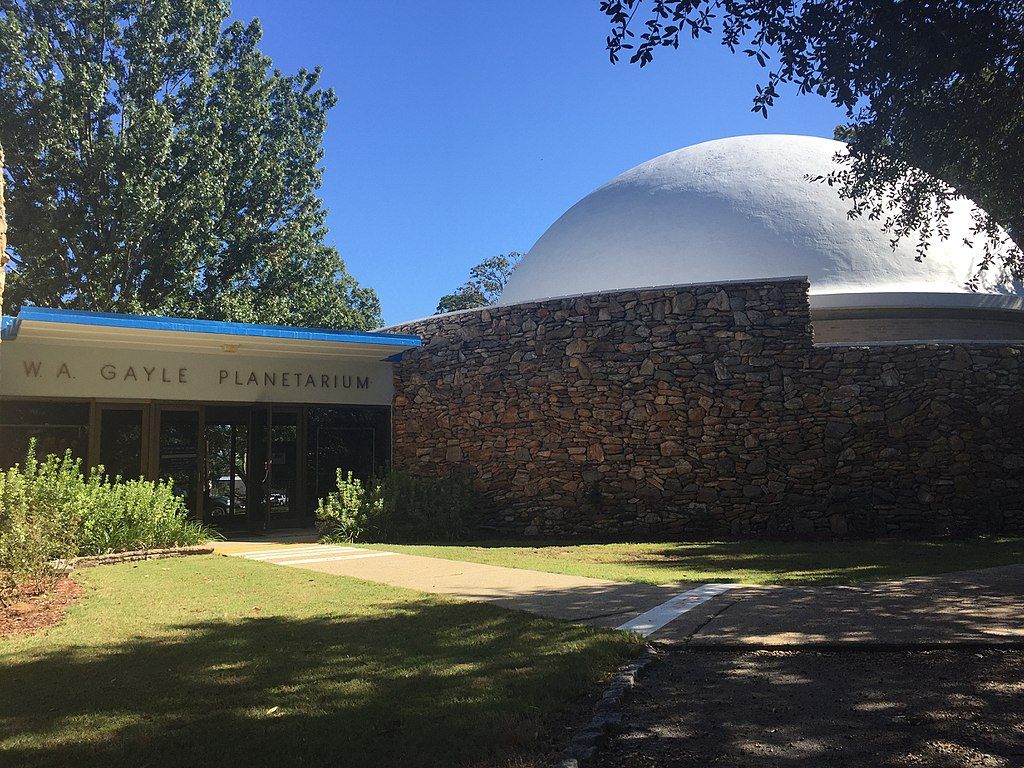 Exterior of W.A.Gayle Planetarium