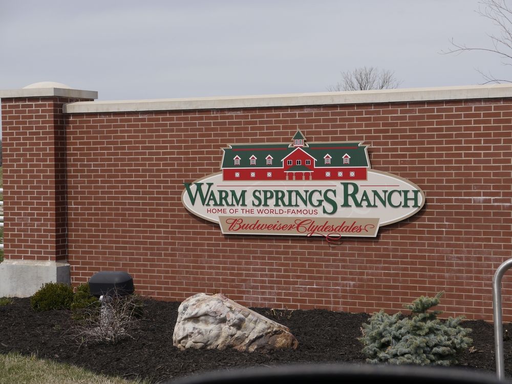 Signage of Warm Spring Ranch