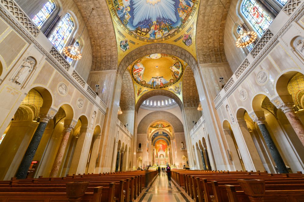 Interior of Washington National Cathedral