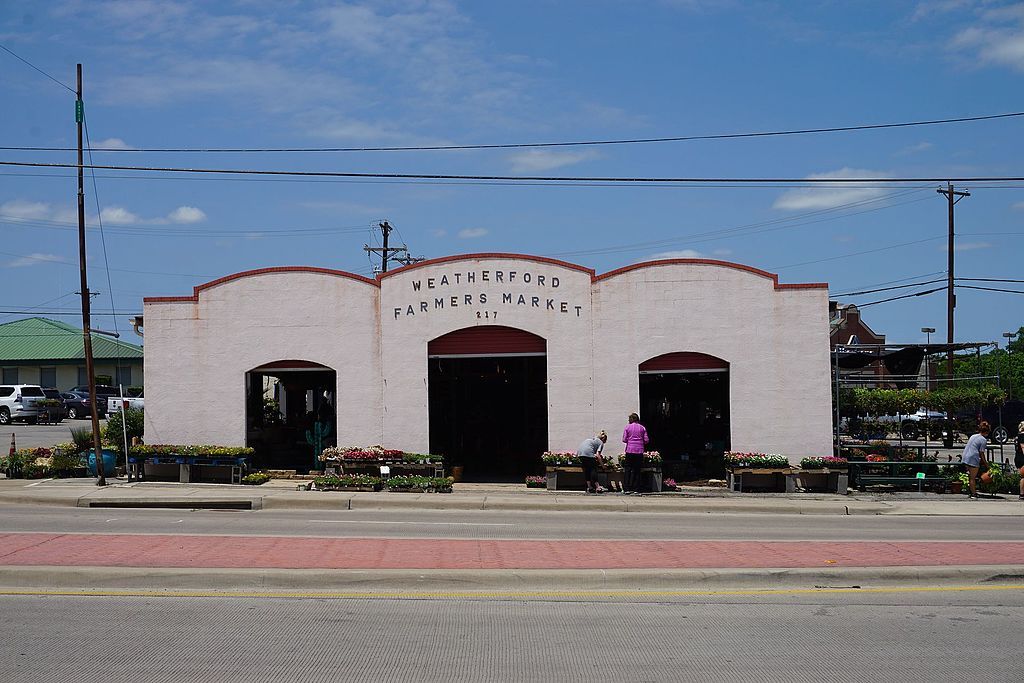 Exterior of Weatherford Farmers Market