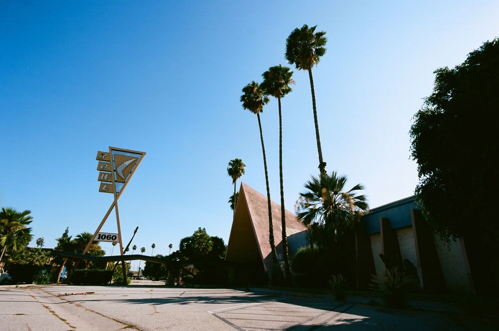 Exterior of Covina Bowl at West Covina
