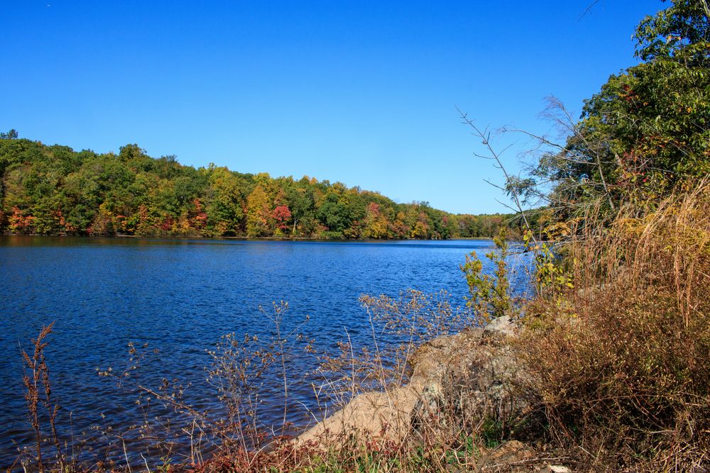 Pristine water at West Hartford Reservoir