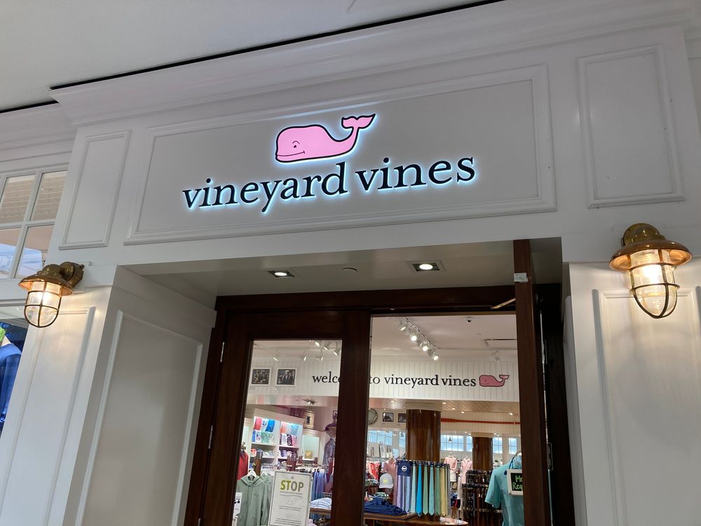 Vineyard vines, a retail clothing shop at Westfarms