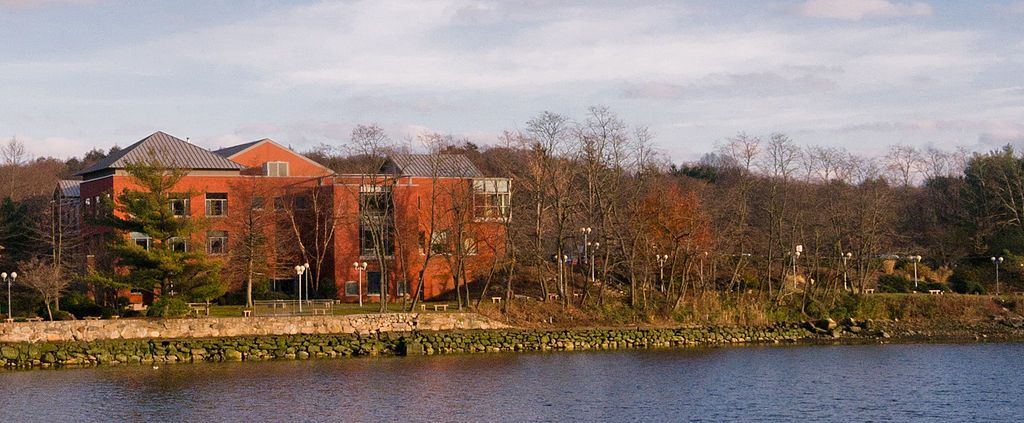 Front view of The Westport Library