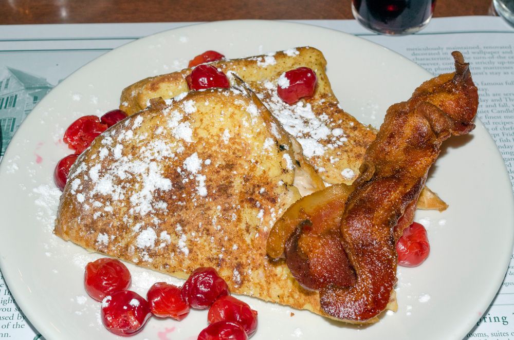 French toast served at White Gull Inn