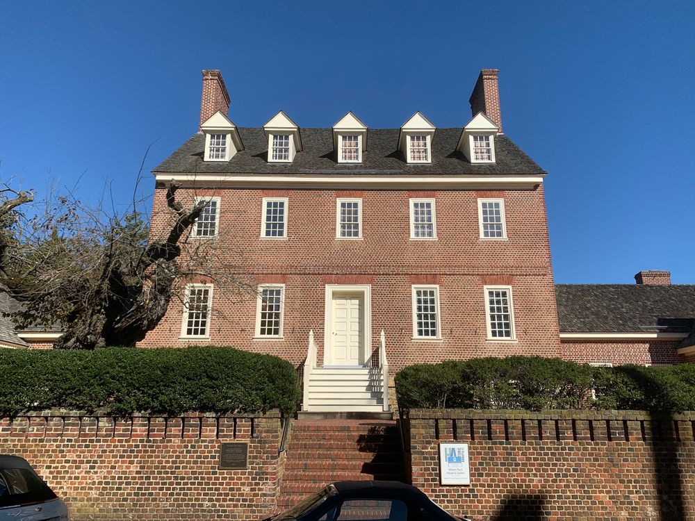 Exterior of the William Paca house in Annapolis