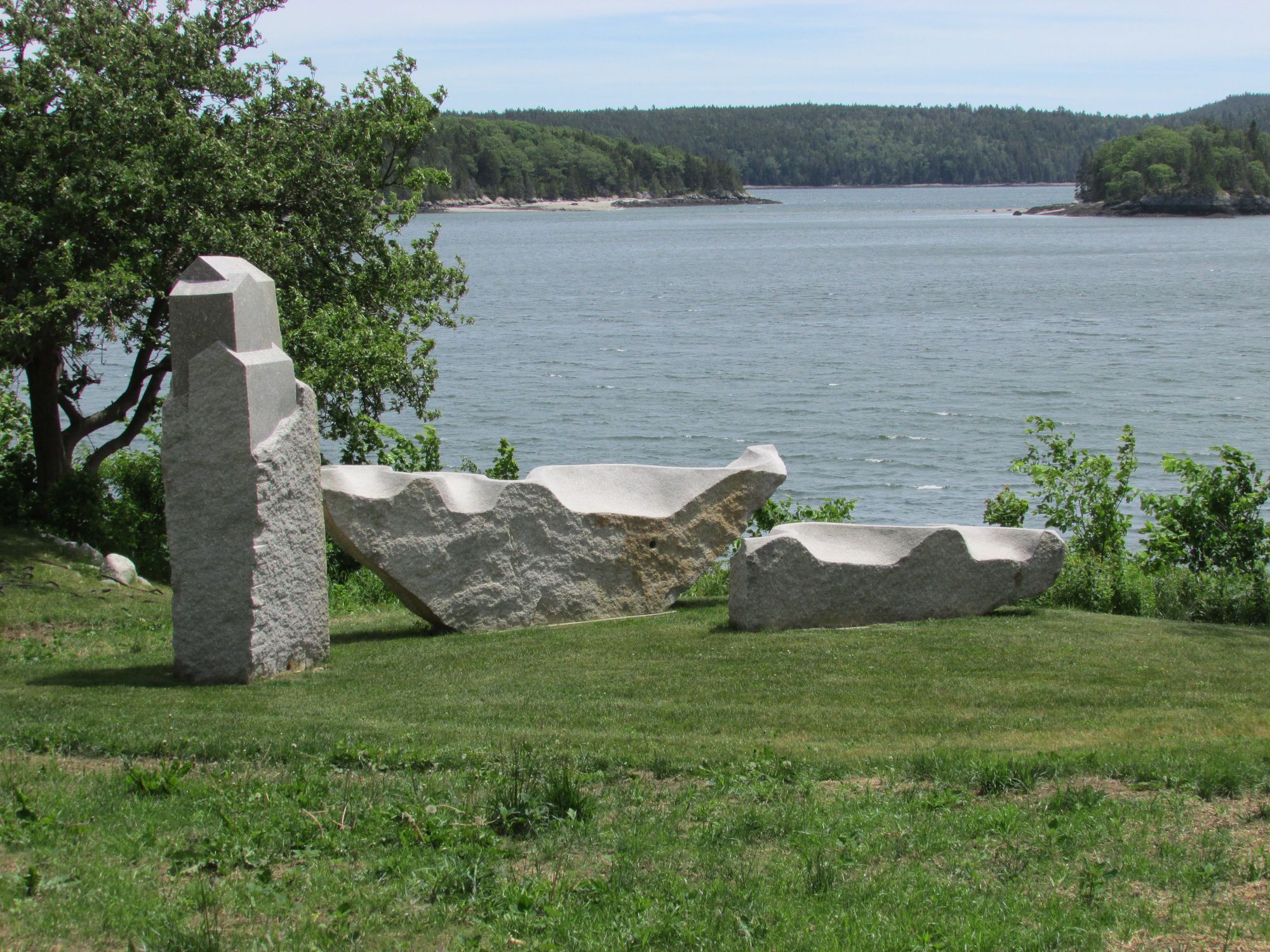 Stone sculpture in Wilson Museum