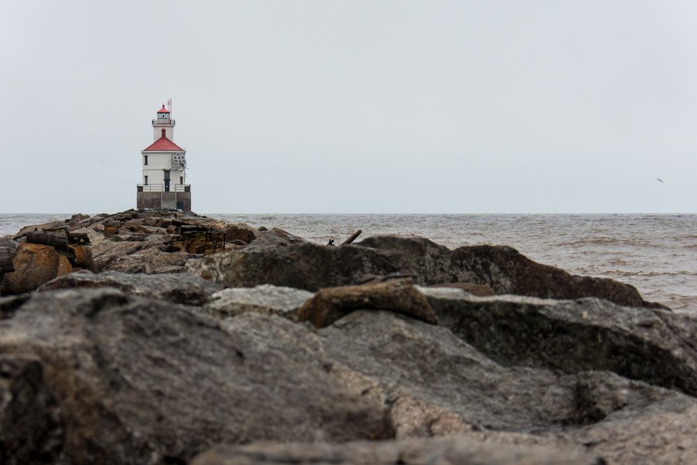 View of Wisconsin Point Lighthouse