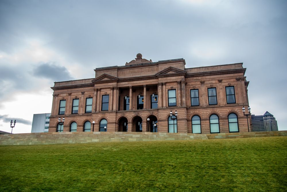 Exterior view of World Food Prize Hall of Laureates