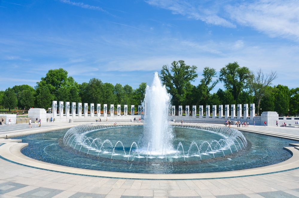 Fountain at World War II Memorial