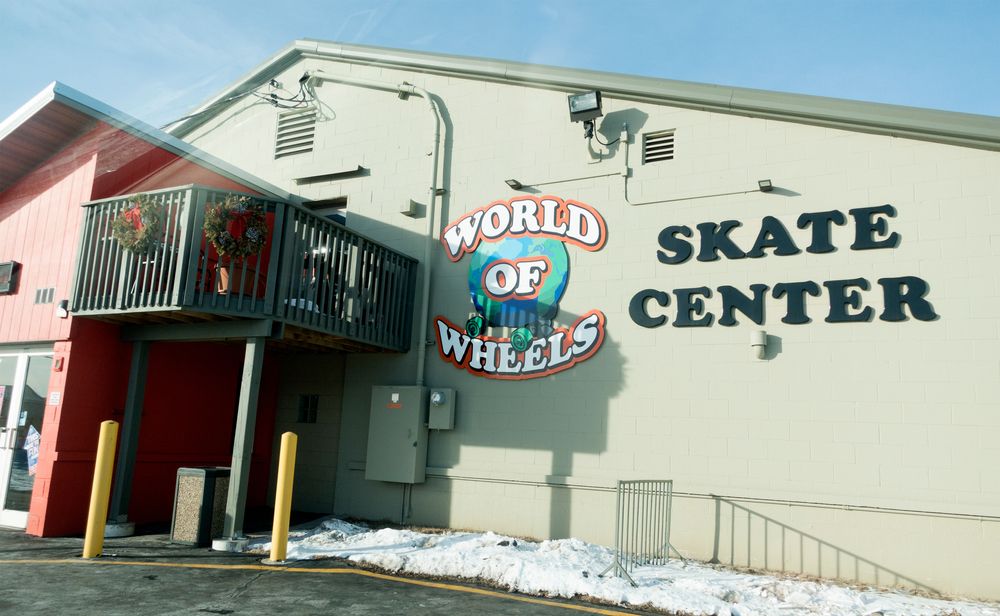 Exterior of World of Wheels Skate Center
