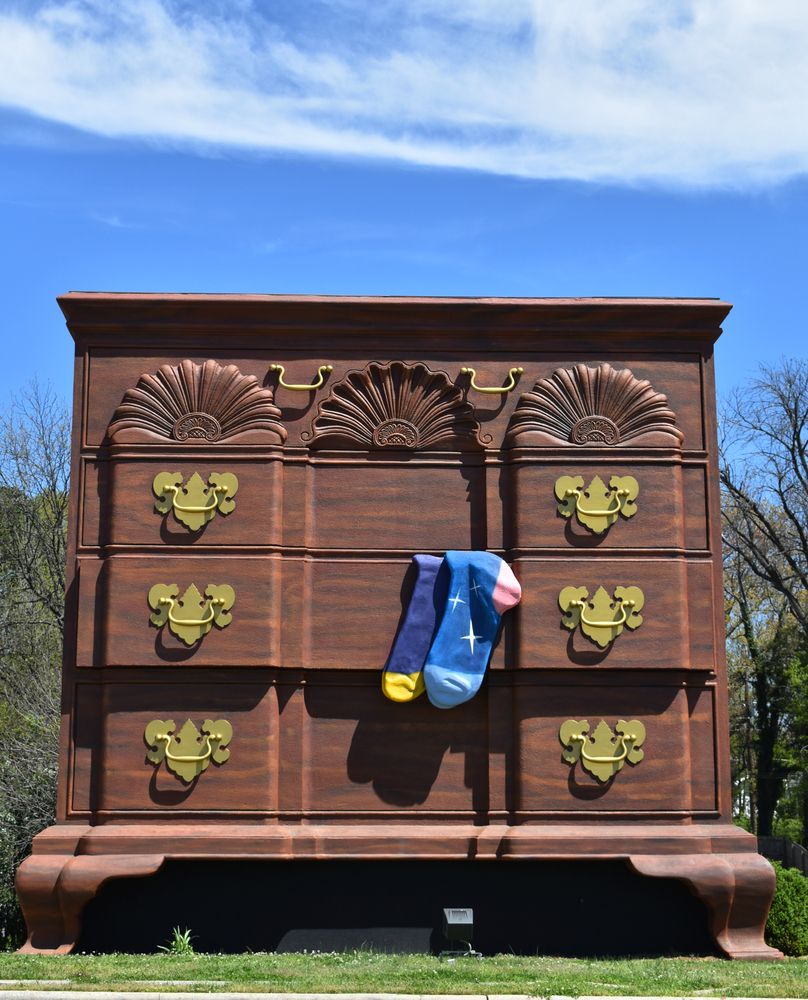 View of the World's Largest Chest of Drawers