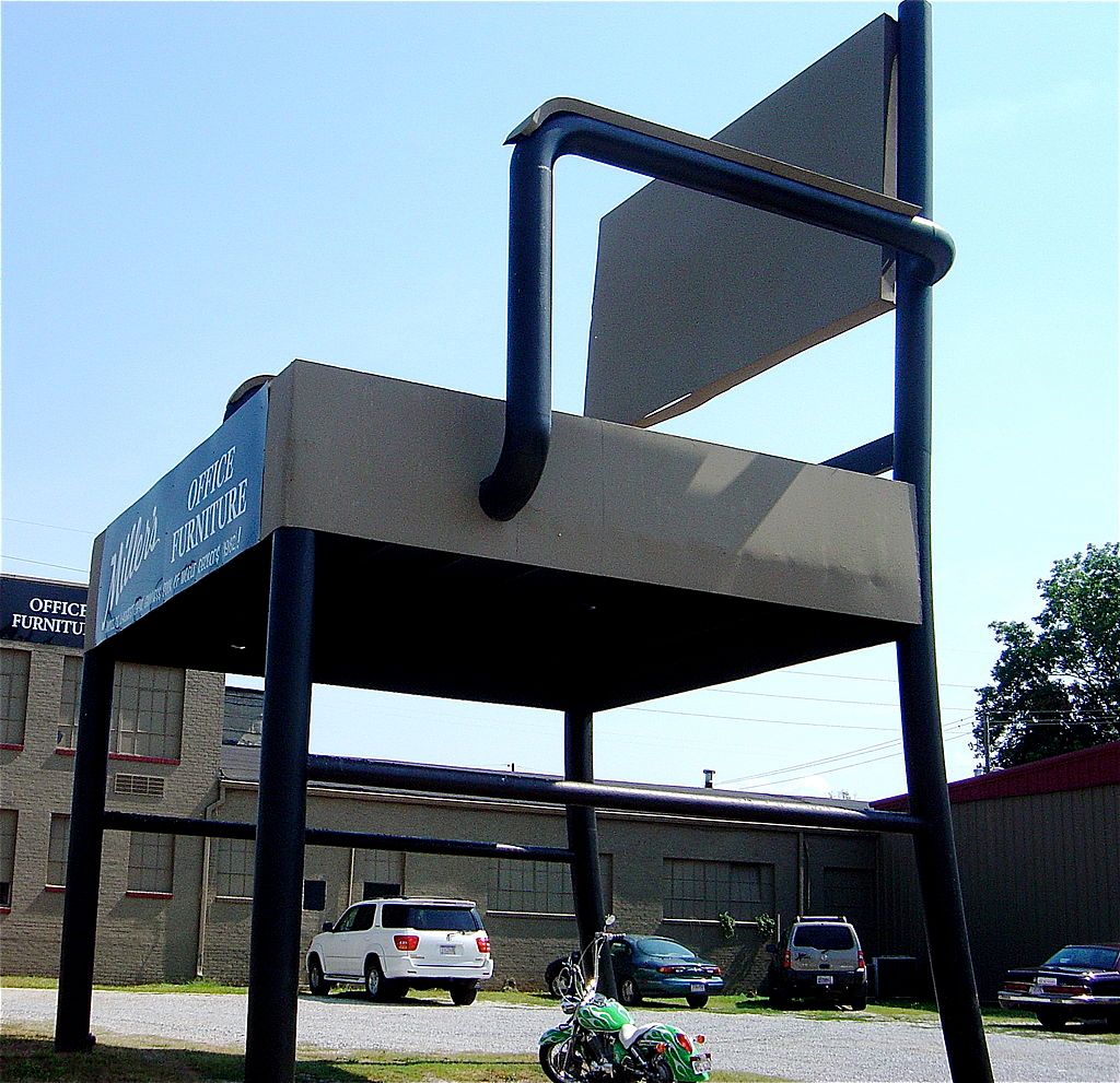 View of World's Largest Office Chair