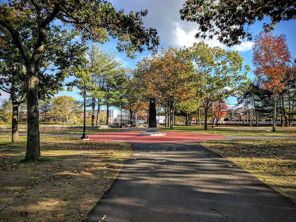 Scenic view of World War II Veterans Memorial Park