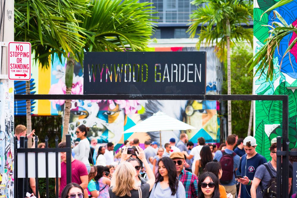 View of the Wynwood Art District