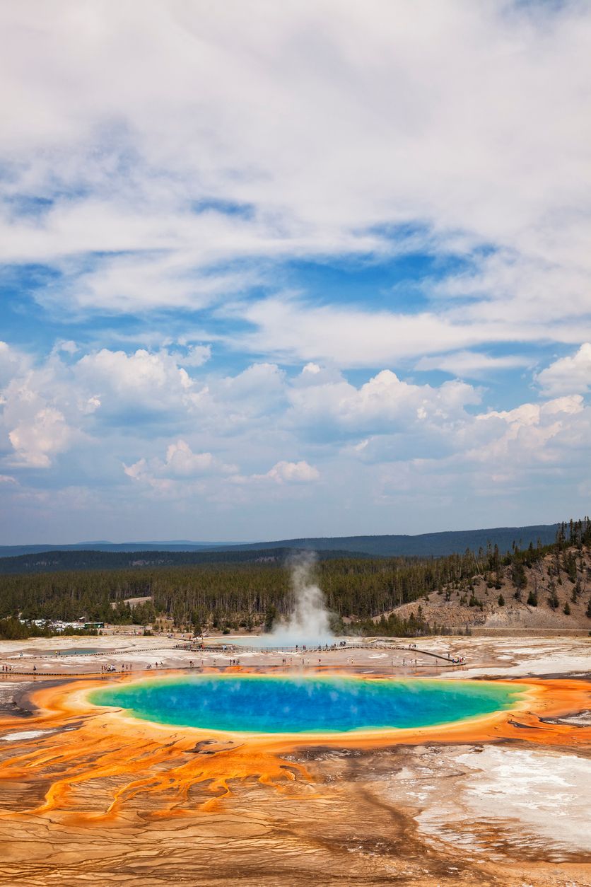 Grand Prismatic Spring at Yellowstone National Park