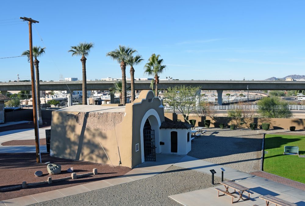 Exterior of a building at Yuma Territorial Prison State Historic Park