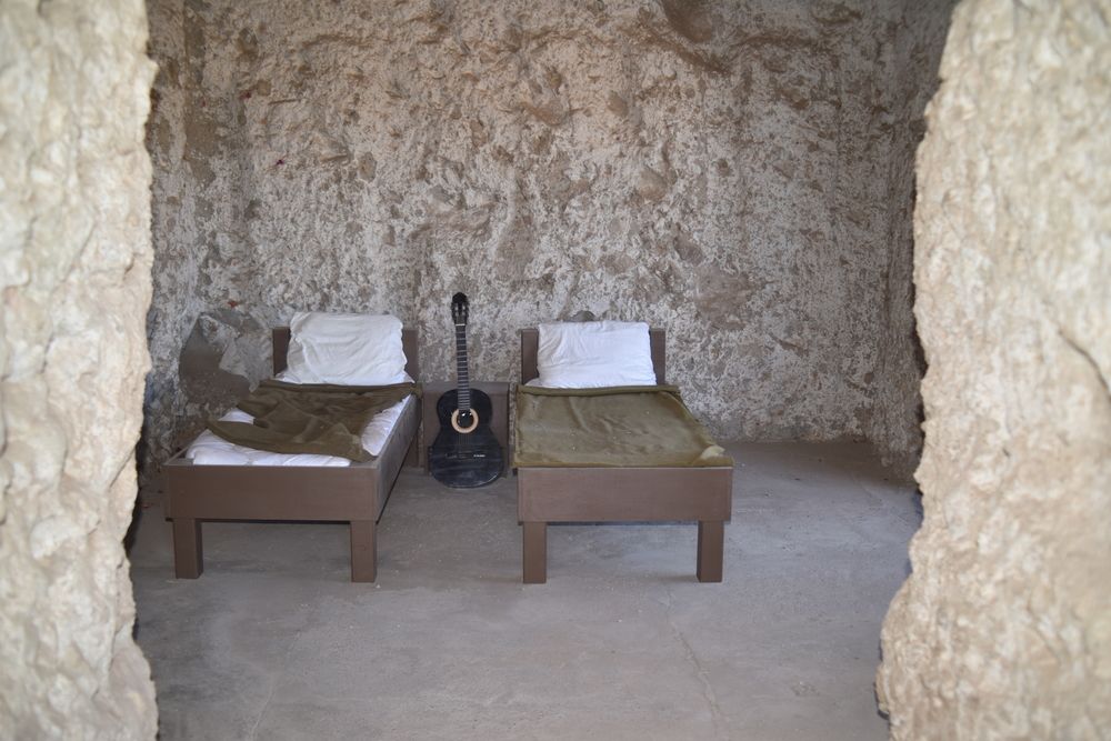 Cell room beds at Yuma Territorial Prison State Historic Park