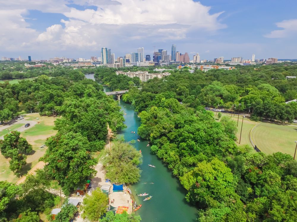 Zilker Metropolitan Park in Austin, Texas