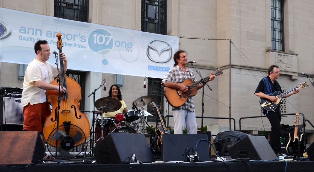 Musical performance during Ann Arbor Summer Festival