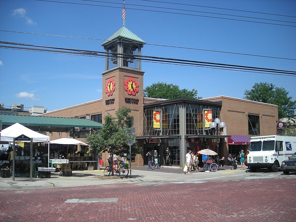 Daytime view of Kerrytown Market