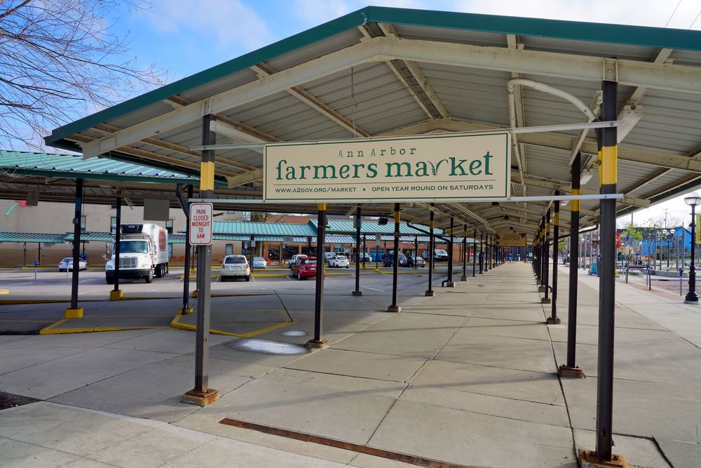 Entrance to Ann Arbor Farmers Market