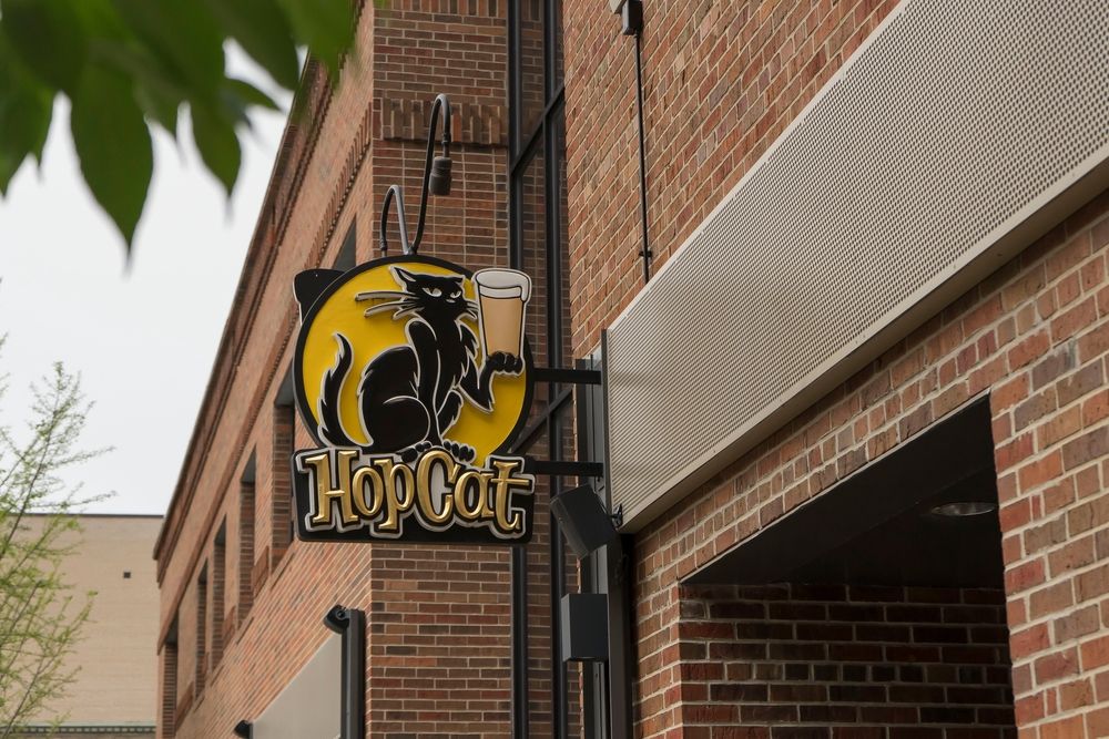 Signage of HopCat