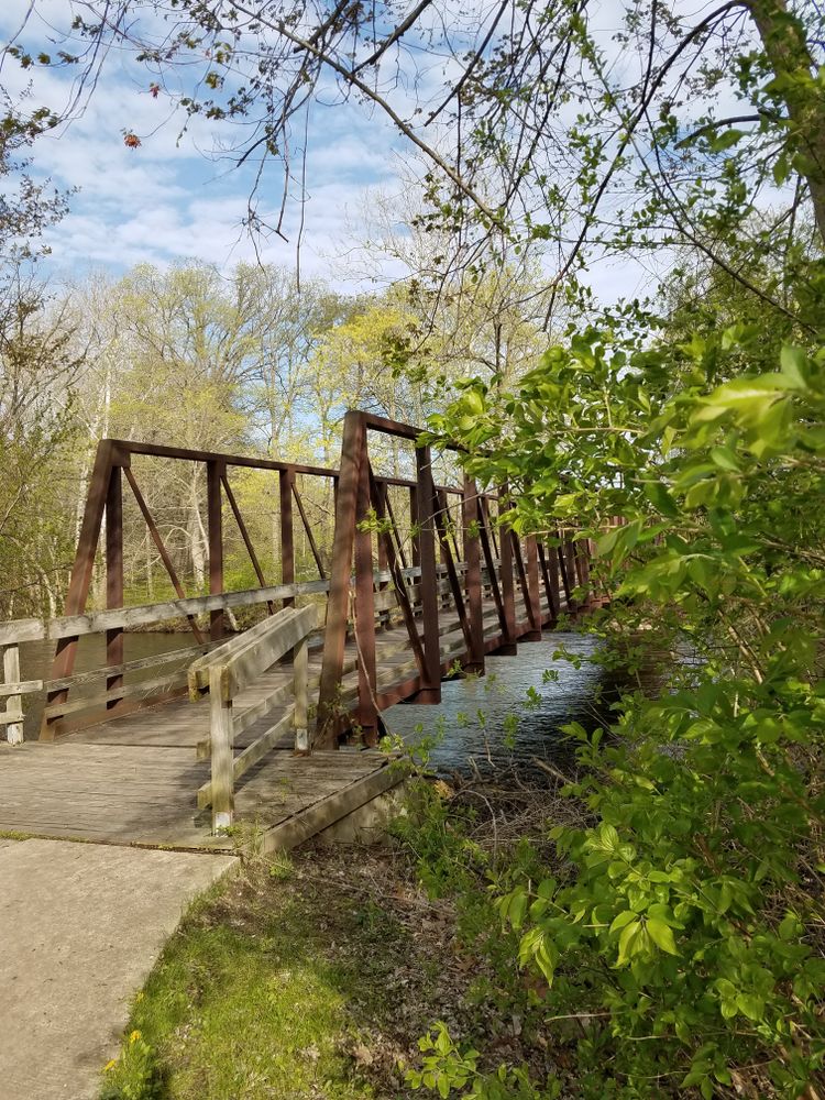 A bridge over Huron River
