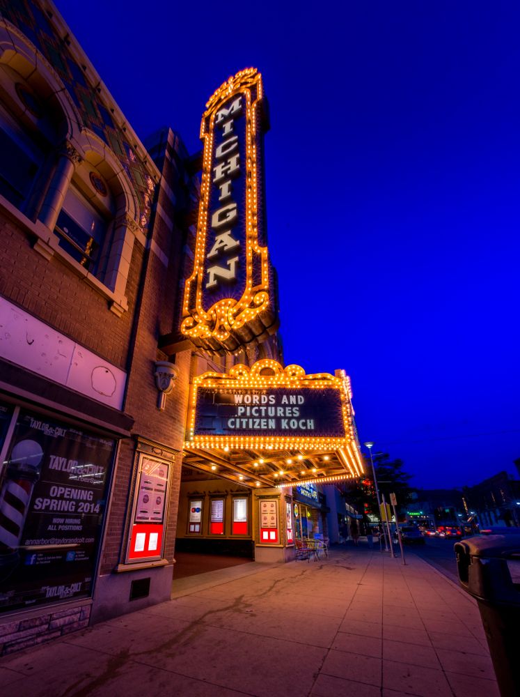 Exterior of Michigan Theater