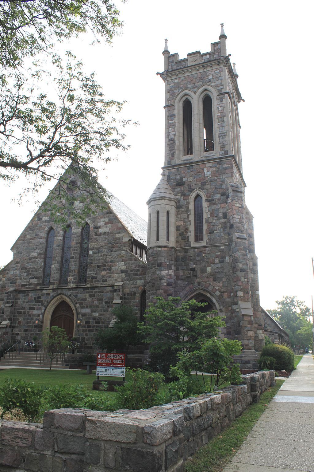 Exterior of the Historic St. Andrew’s Episcopal Church