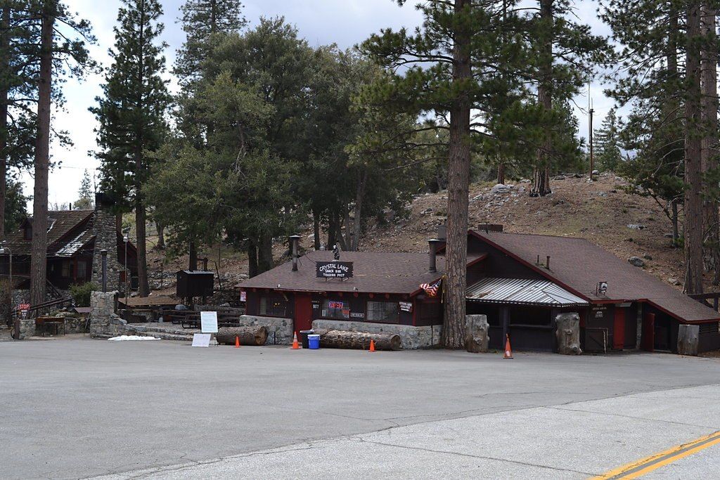 Exterior of a snack bar at Crystal Lake Recreation Area