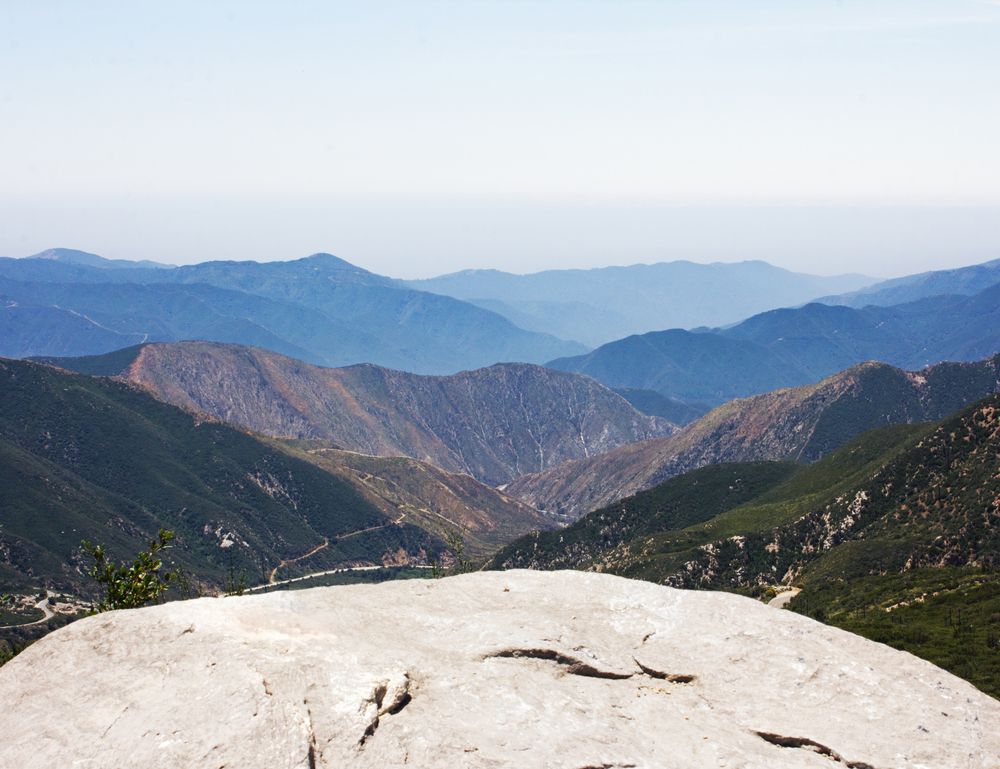 Scenic view of San Gabriel Canyon