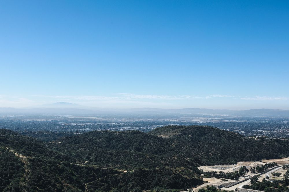 View of Azusa from San Gabriel Mountains