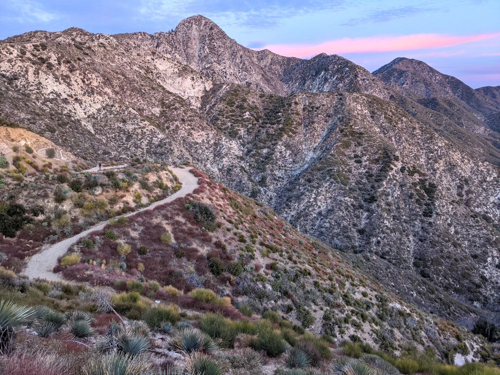 Scenic view of Strawberry Peak