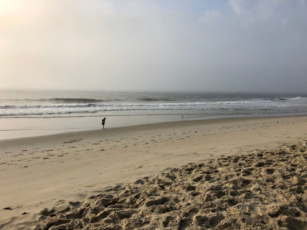 Scenic view of Brigantine Beach