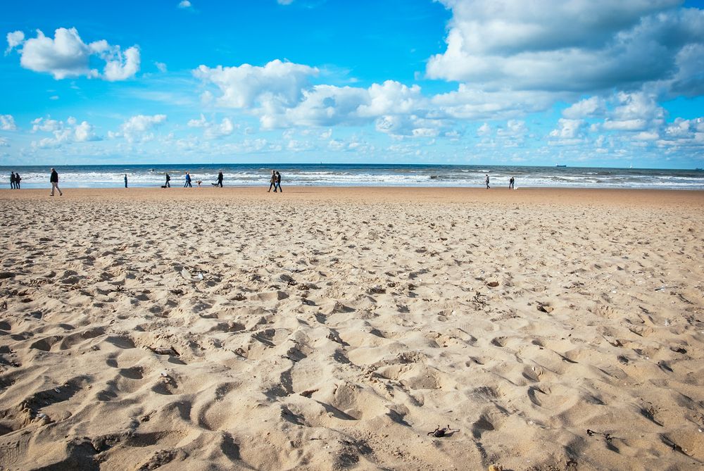 The fine sand of Atlantic City Beach