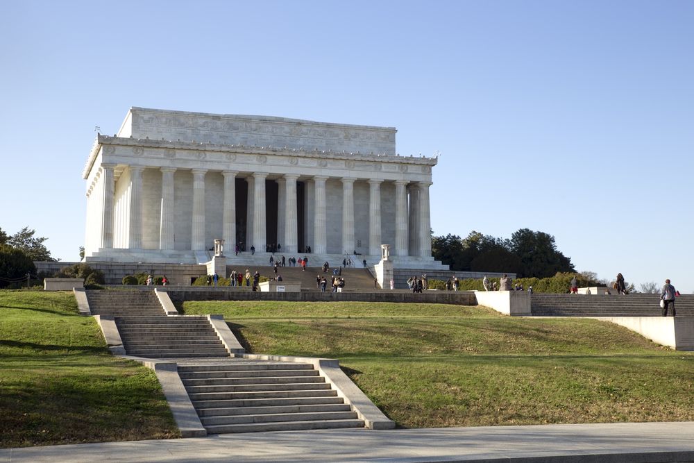 Exterior of the Lincoln Memorial