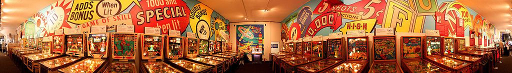Pinball games in Pacific Pinball Museum