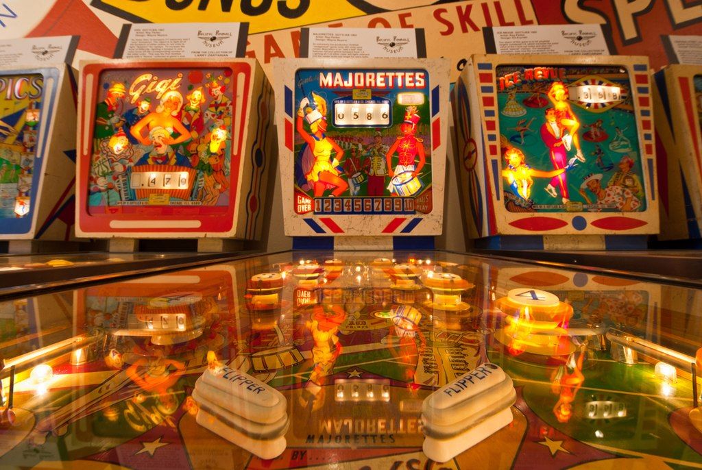 Pinball games in Pacific Pinball Museum