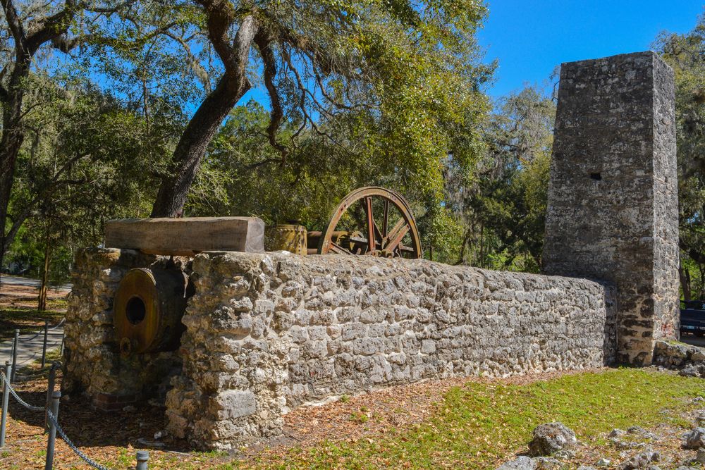 View of Yulee Sugar Mill Ruins Historic State Park