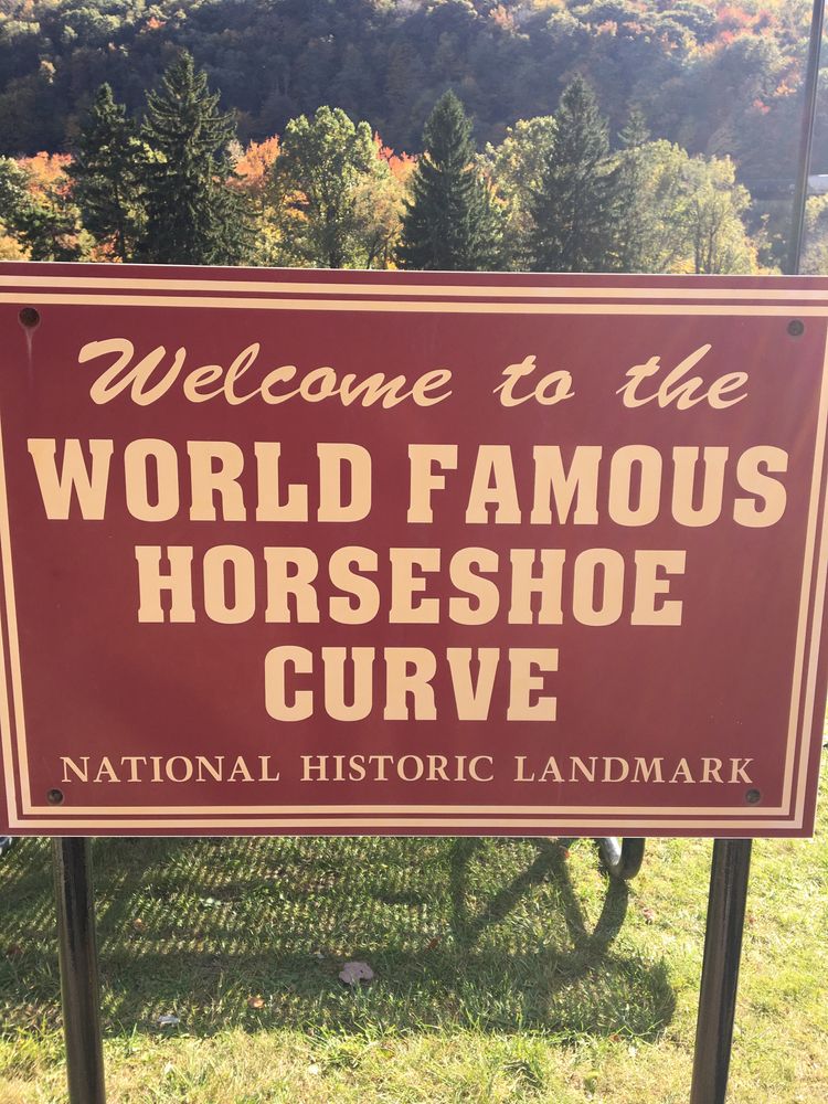 Historic landmark of Horseshoe Curve
