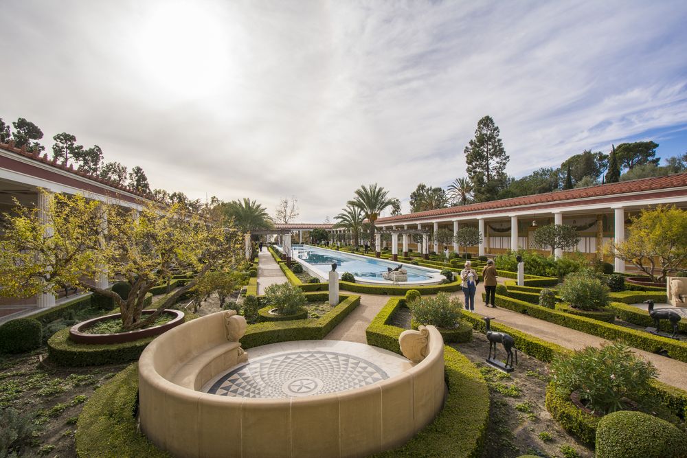 View of Getty Villa