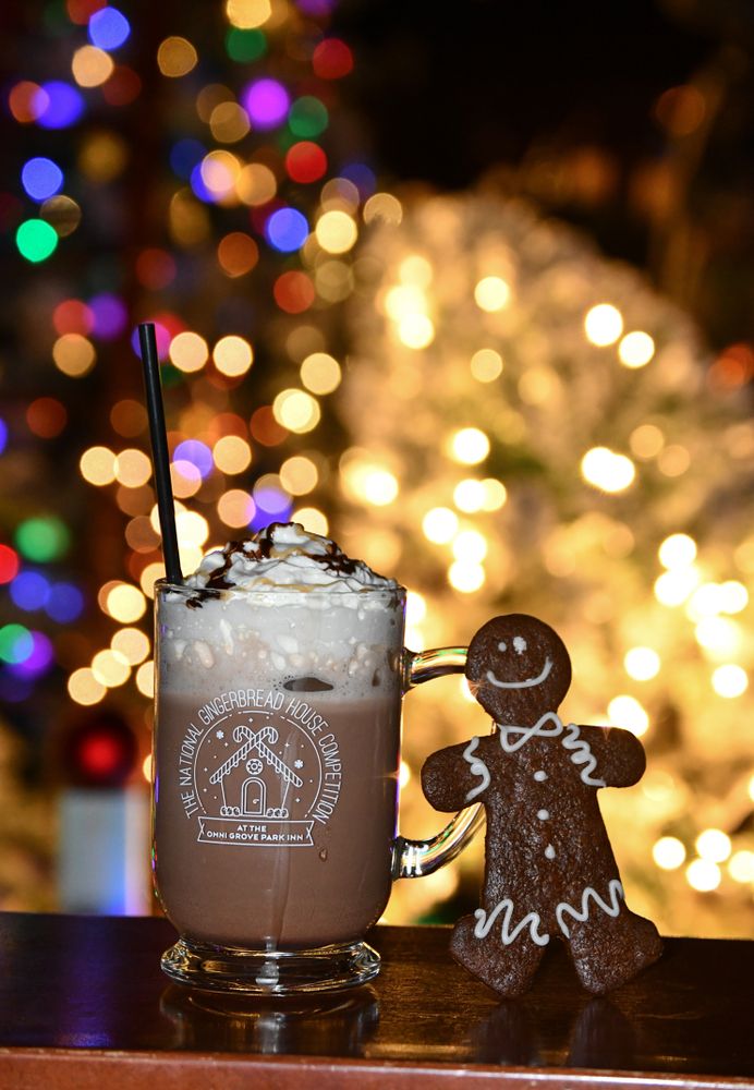 Chocolate drink at Omni Grove Park Inn's restaurant