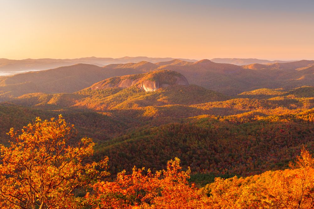 Scenic mountain views from Pisgah National Forest