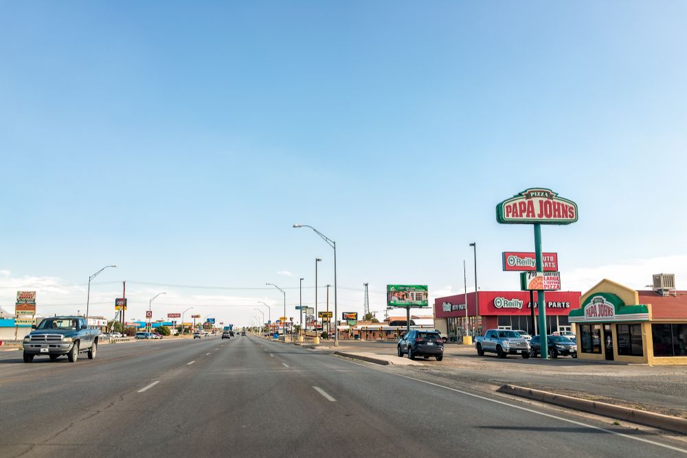 View of Alamogordo Main Street