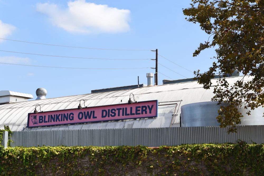 View of Blinking Owl Distillery