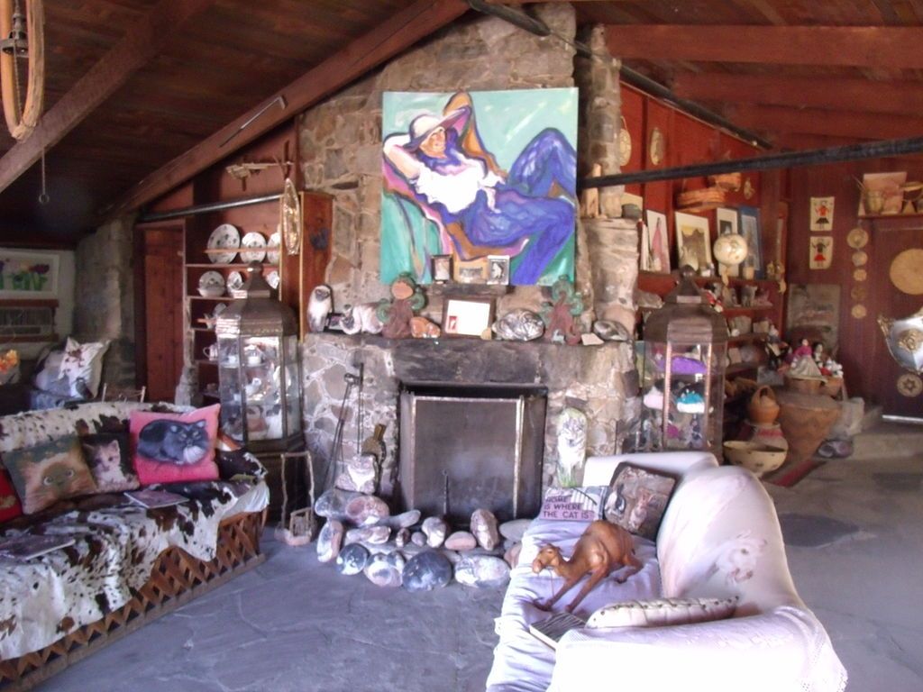 Interior of the Mystery Castle