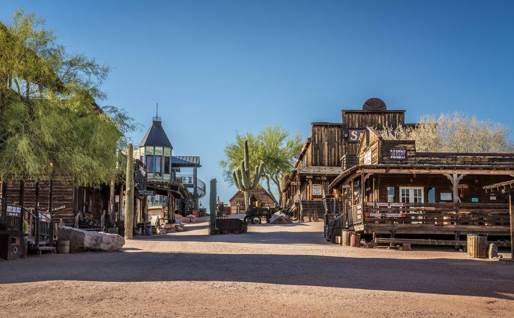 Sunny day at Goldfield Ghost Town