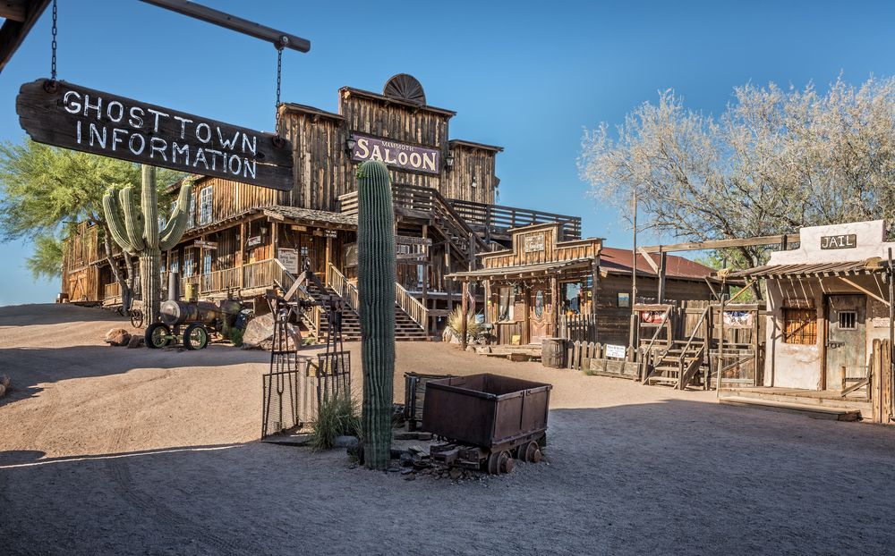Information sign at Goldfield Ghost Town